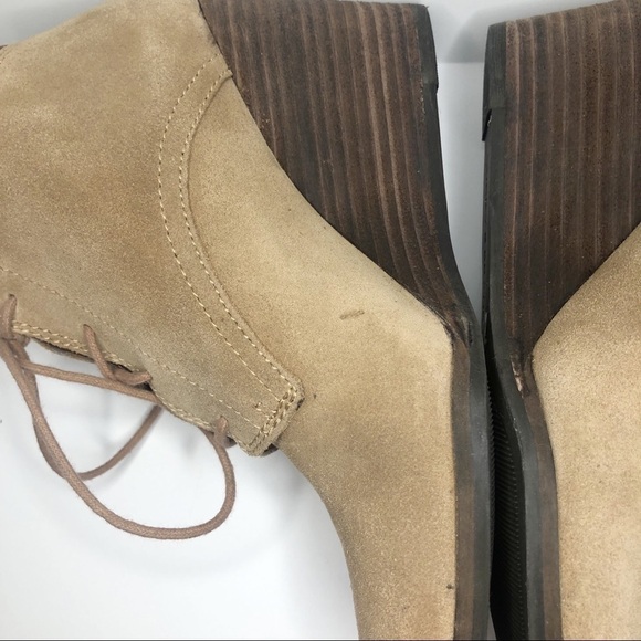 Lucky Brand lace up wedge booties - Picture 13 of 13